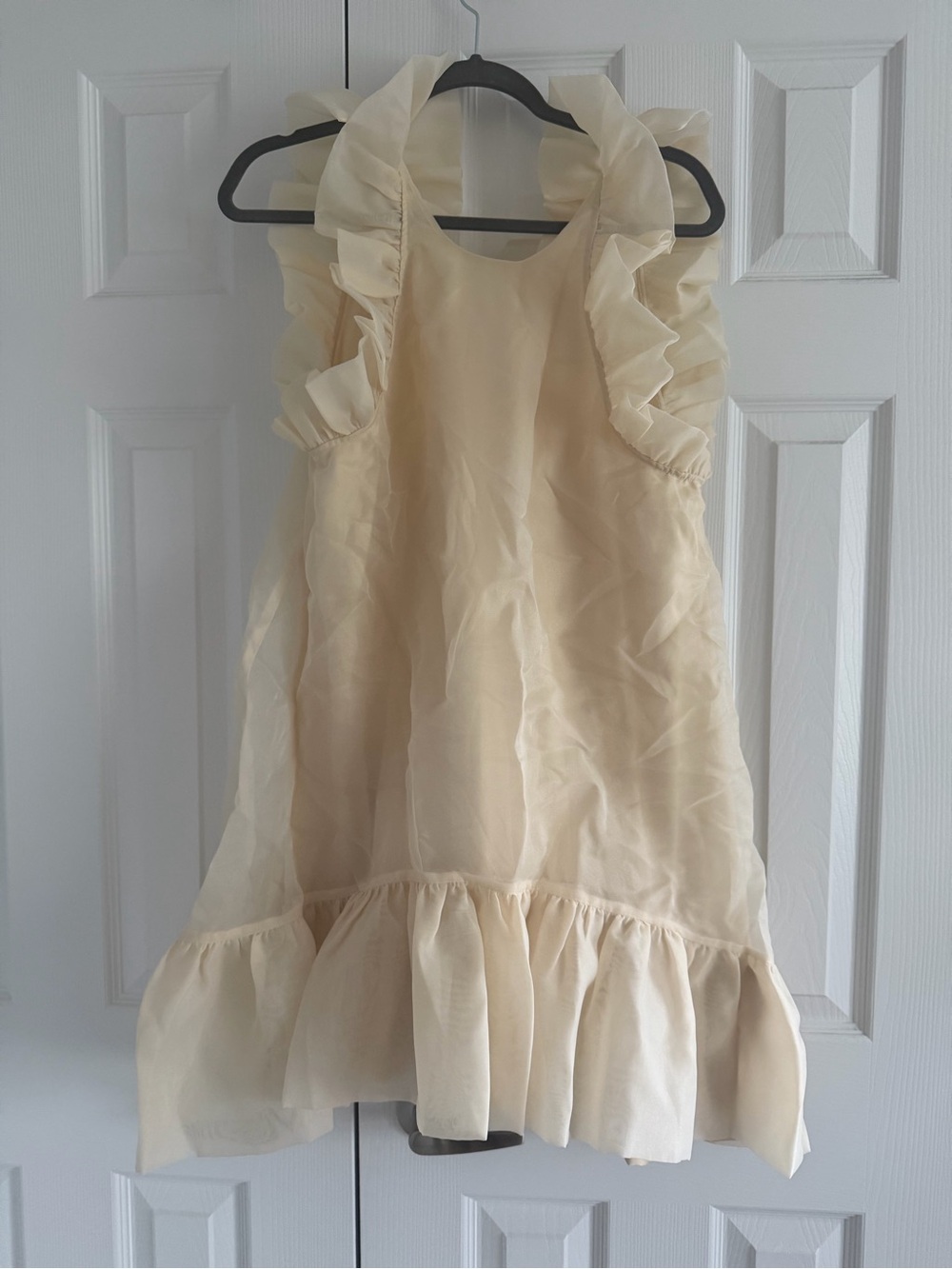 Ruffled Sleeveless Mini Dress